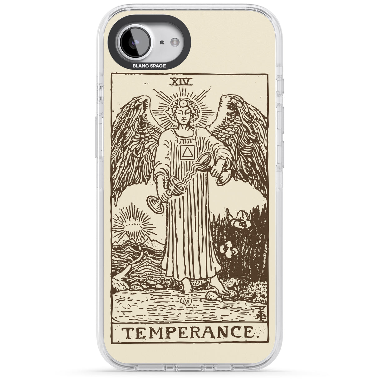 Personalised Temperance Tarot Card - Solid Cream