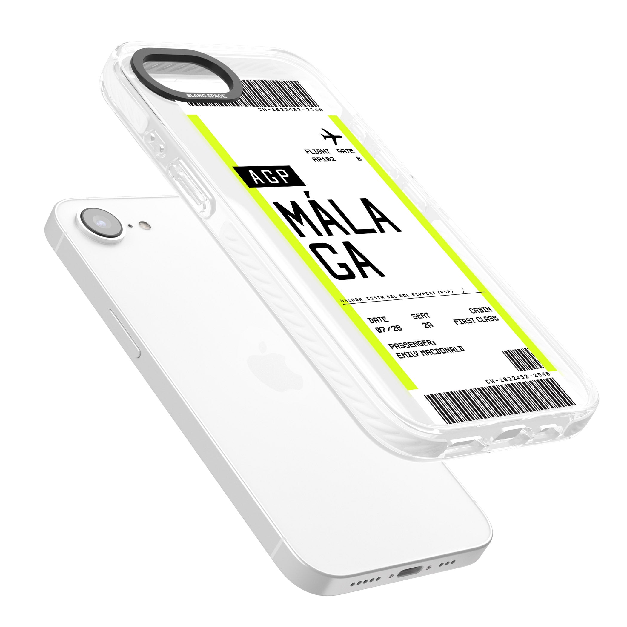 Personalised Málaga Boarding Pass