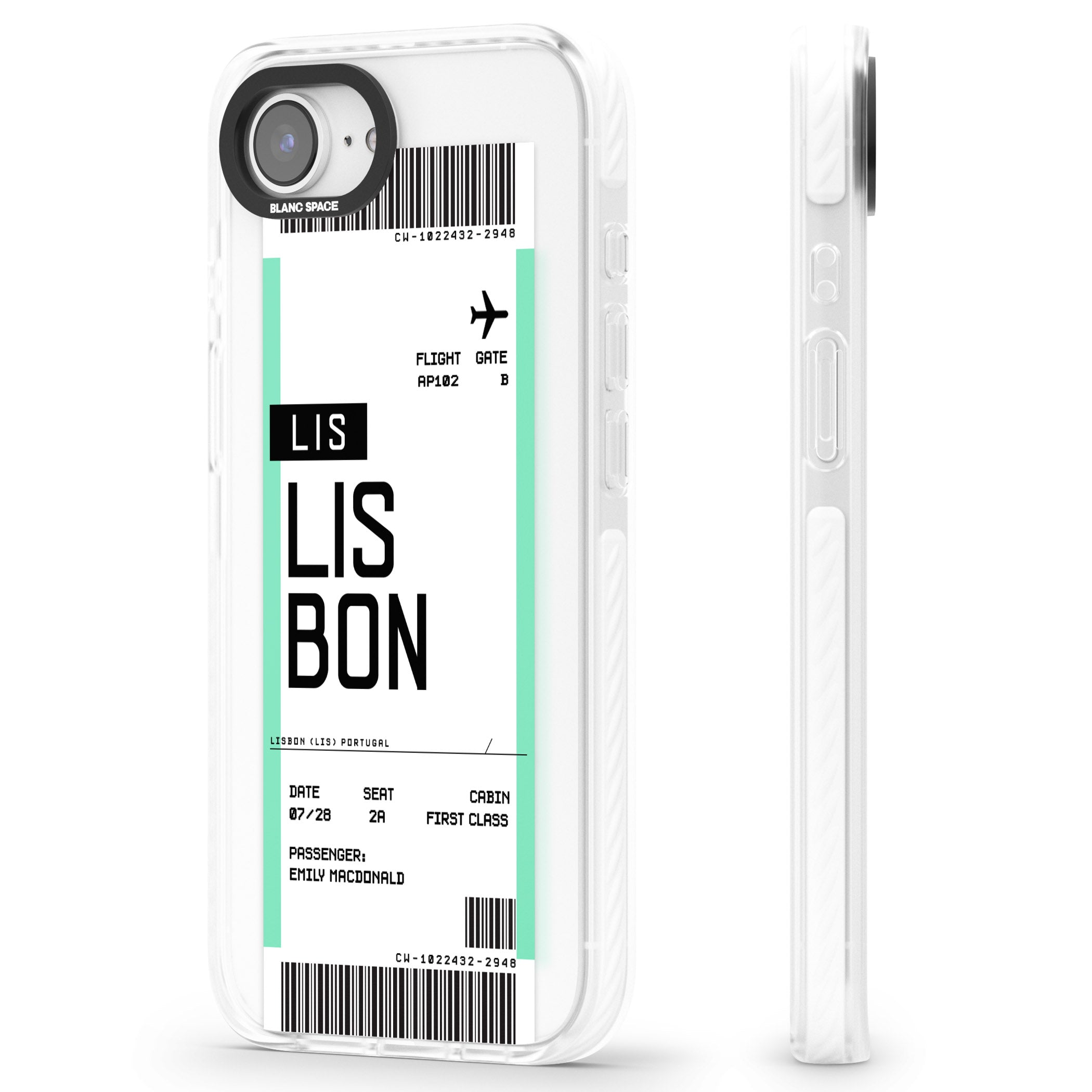 Personalised Lisbon Boarding Pass