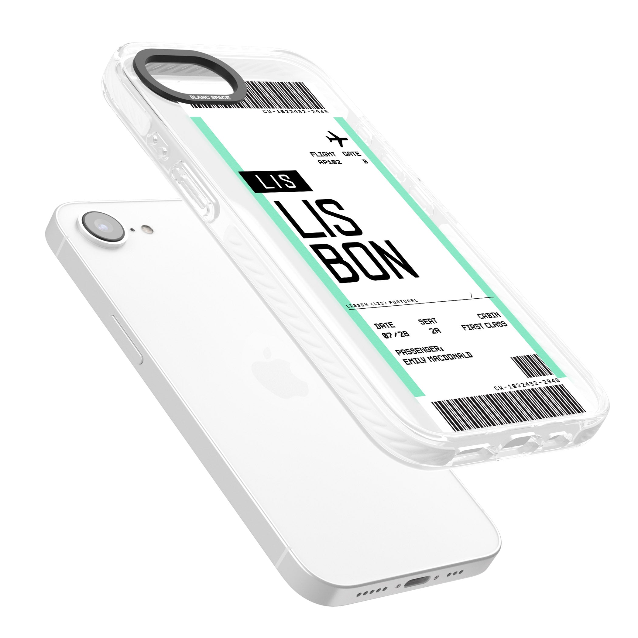 Personalised Lisbon Boarding Pass