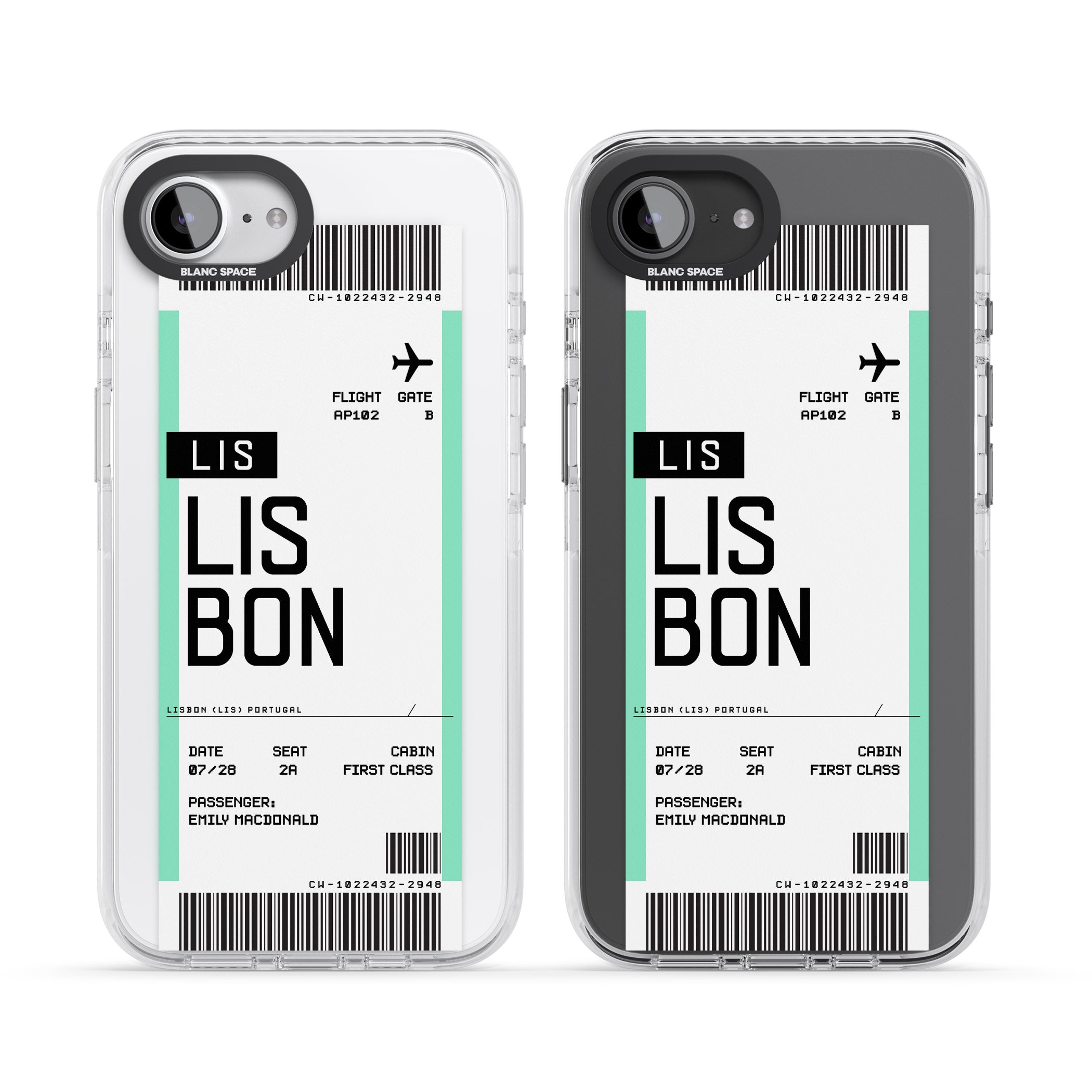 Personalised Lisbon Boarding Pass