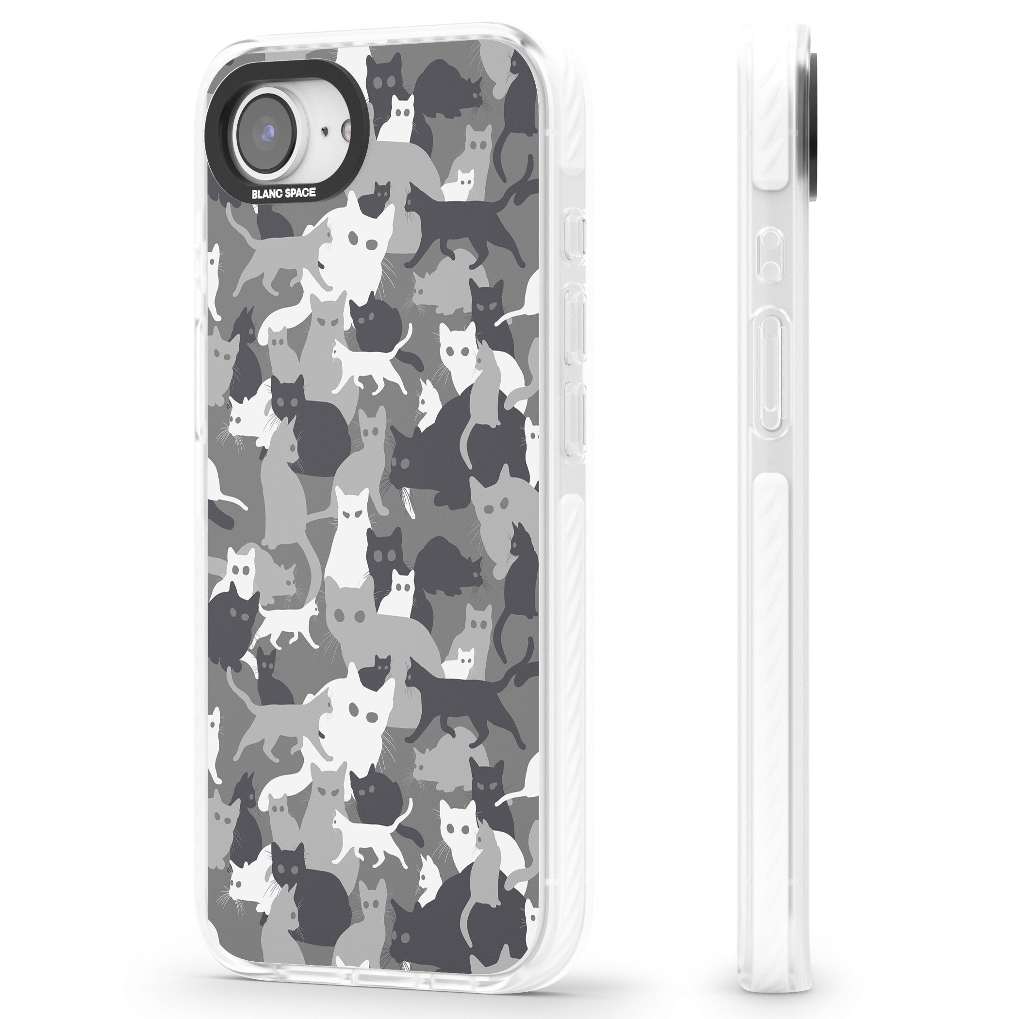 Dark Grey Cat Camouflage