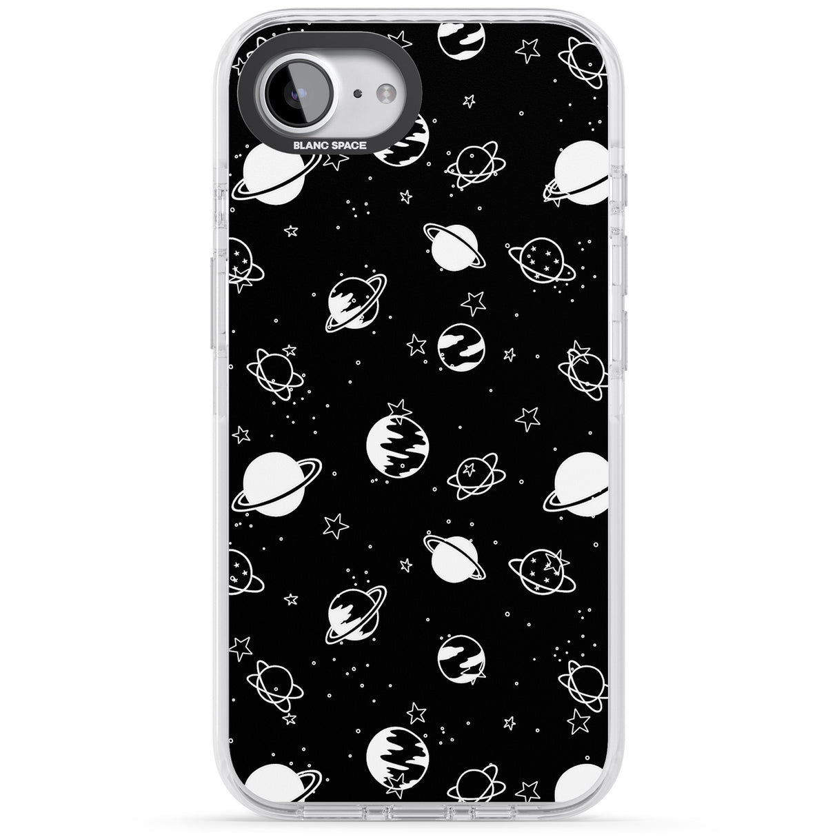 White Planets on Black