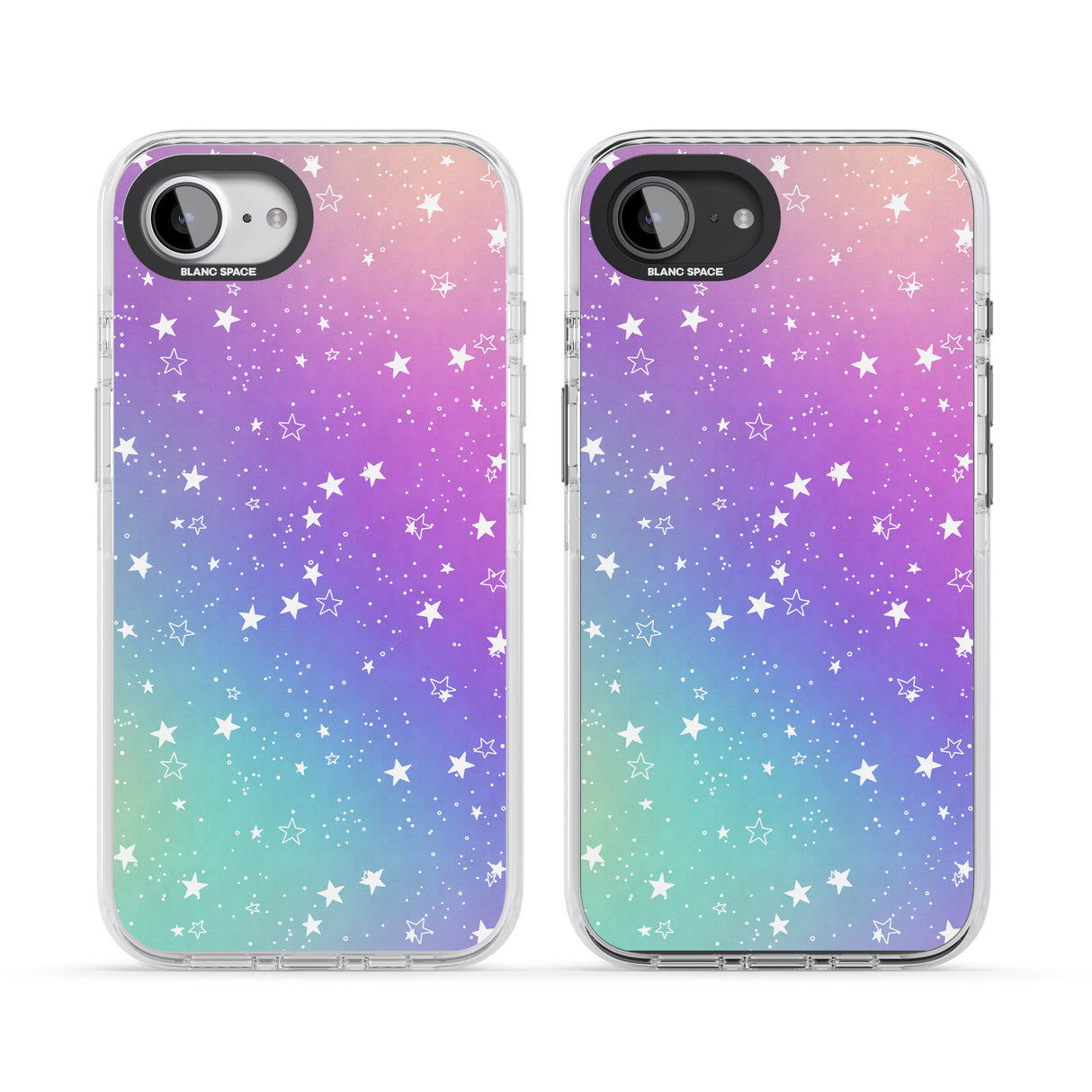 White Stars on Pastels