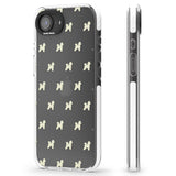 Bichon Frise Dog Pattern Clear