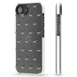 French Bulldog Dog Pattern Clear
