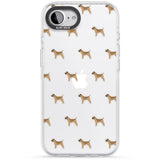 Border Terrier Dog Pattern Clear