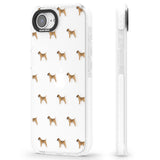 Border Terrier Dog Pattern Clear