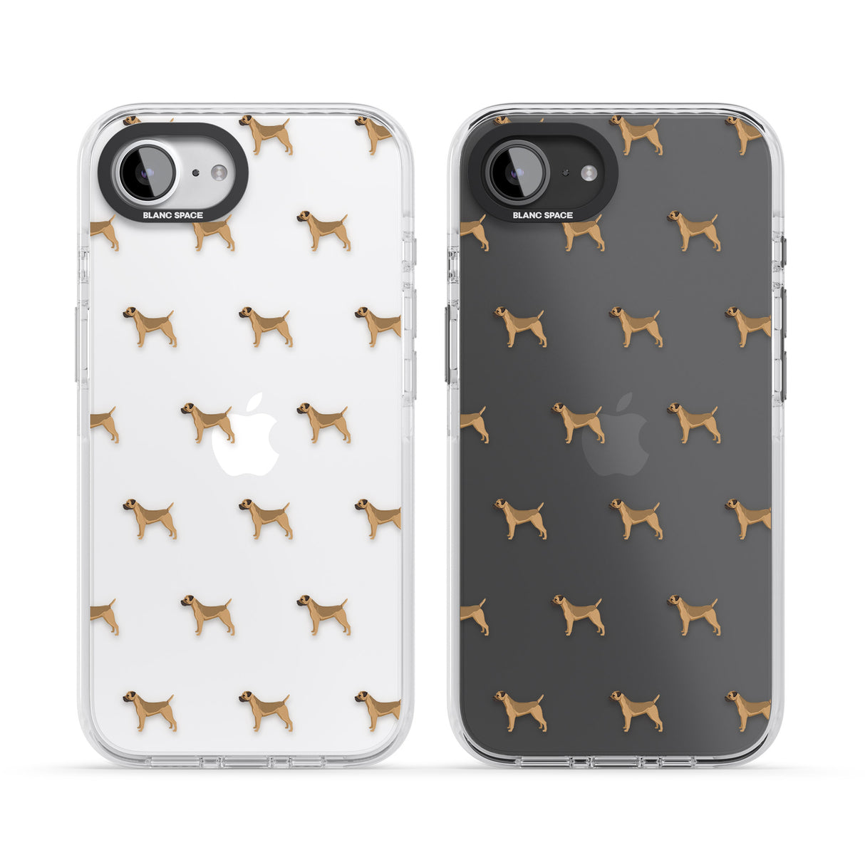 Border Terrier Dog Pattern Clear