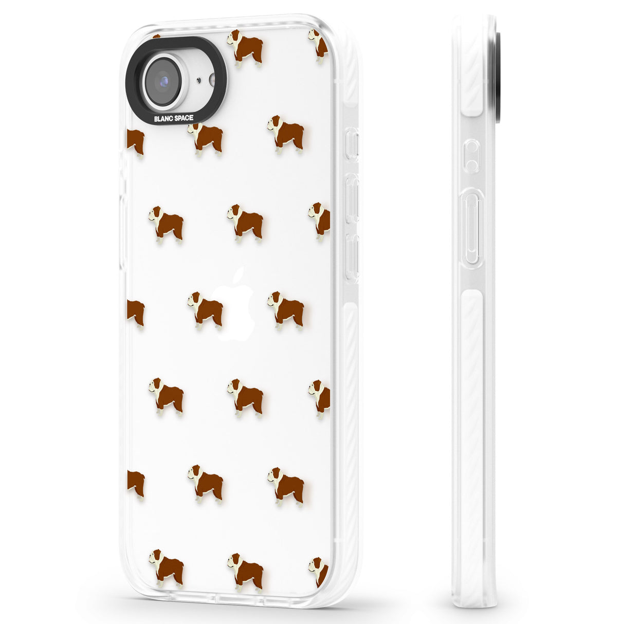 English Bulldog Dog Pattern Clear