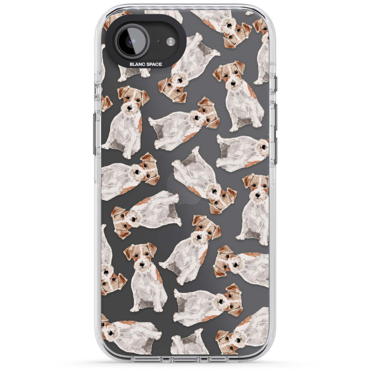 Wirehaired Jack Russell Watercolour Dog Pattern