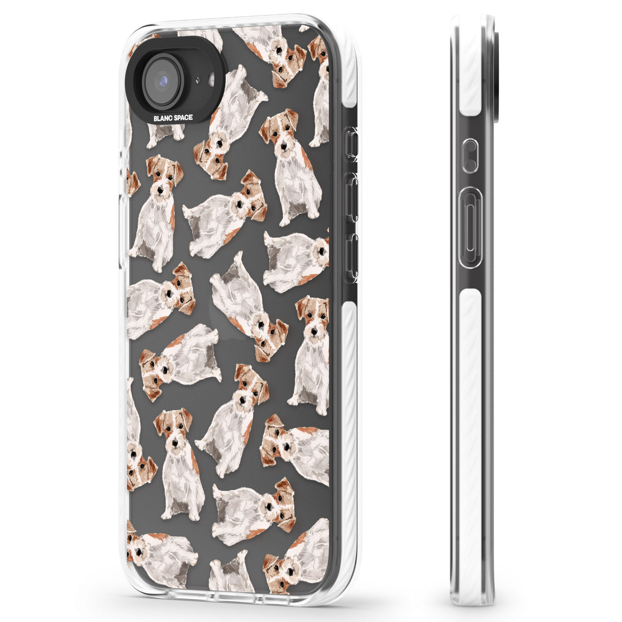Wirehaired Jack Russell Watercolour Dog Pattern