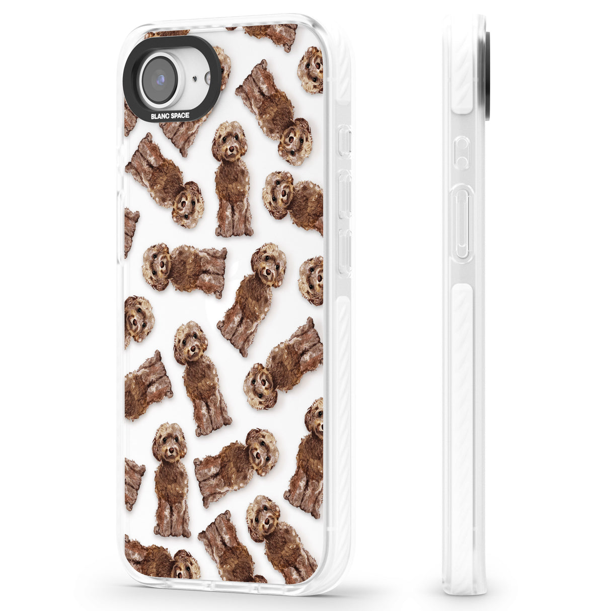Cockapoo (Brown) Watercolour Dog Pattern