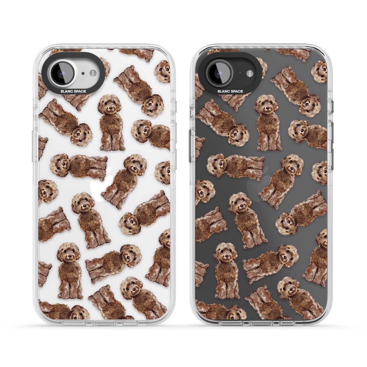 Cockapoo (Brown) Watercolour Dog Pattern