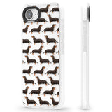Dachshund (Black & Tan) Watercolour Dog Pattern