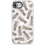 Weimaraner Watercolour Dog Pattern