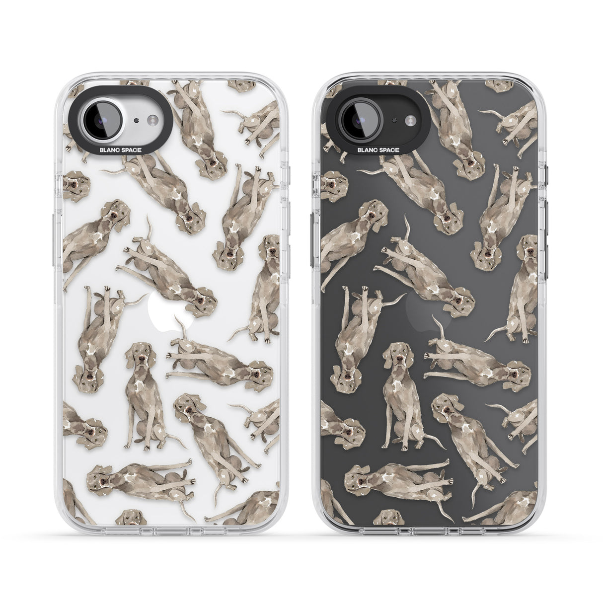 Weimaraner Watercolour Dog Pattern