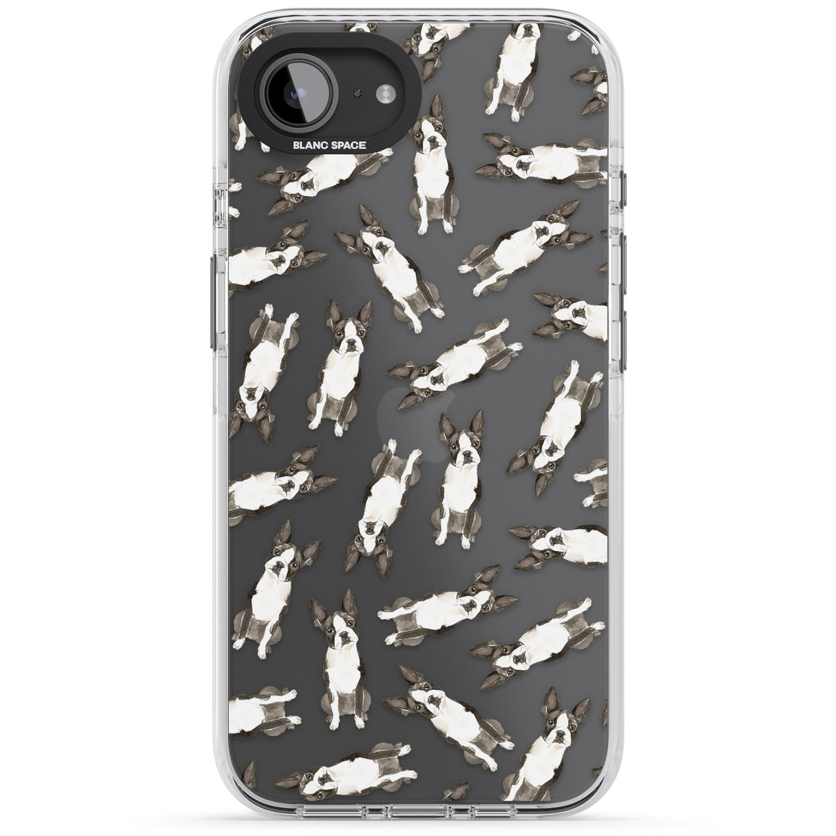 Boston Terrier Watercolour Dog Pattern