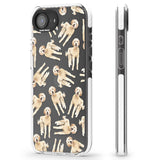 Goldendoodle Watercolour Dog Pattern