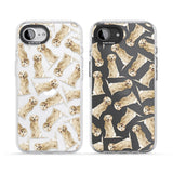 Golden Retriever Watercolour Dog Pattern