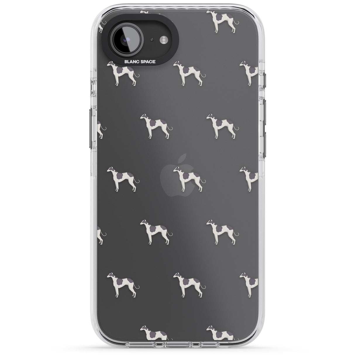 Greyhound Dog Pattern Clear