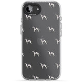Greyhound Dog Pattern Clear