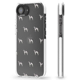 Greyhound Dog Pattern Clear