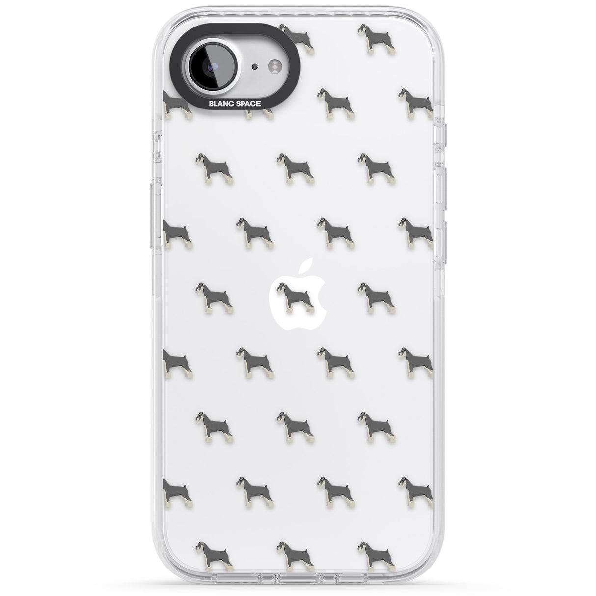 Schnauzer Dog Pattern Clear