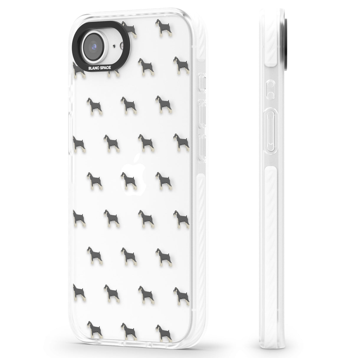 Schnauzer Dog Pattern Clear