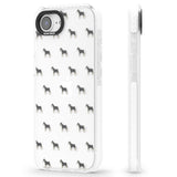 Schnauzer Dog Pattern Clear