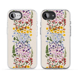 Wildflower Stripe Design - Cream