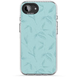Blue Leaves Vintage Botanical
