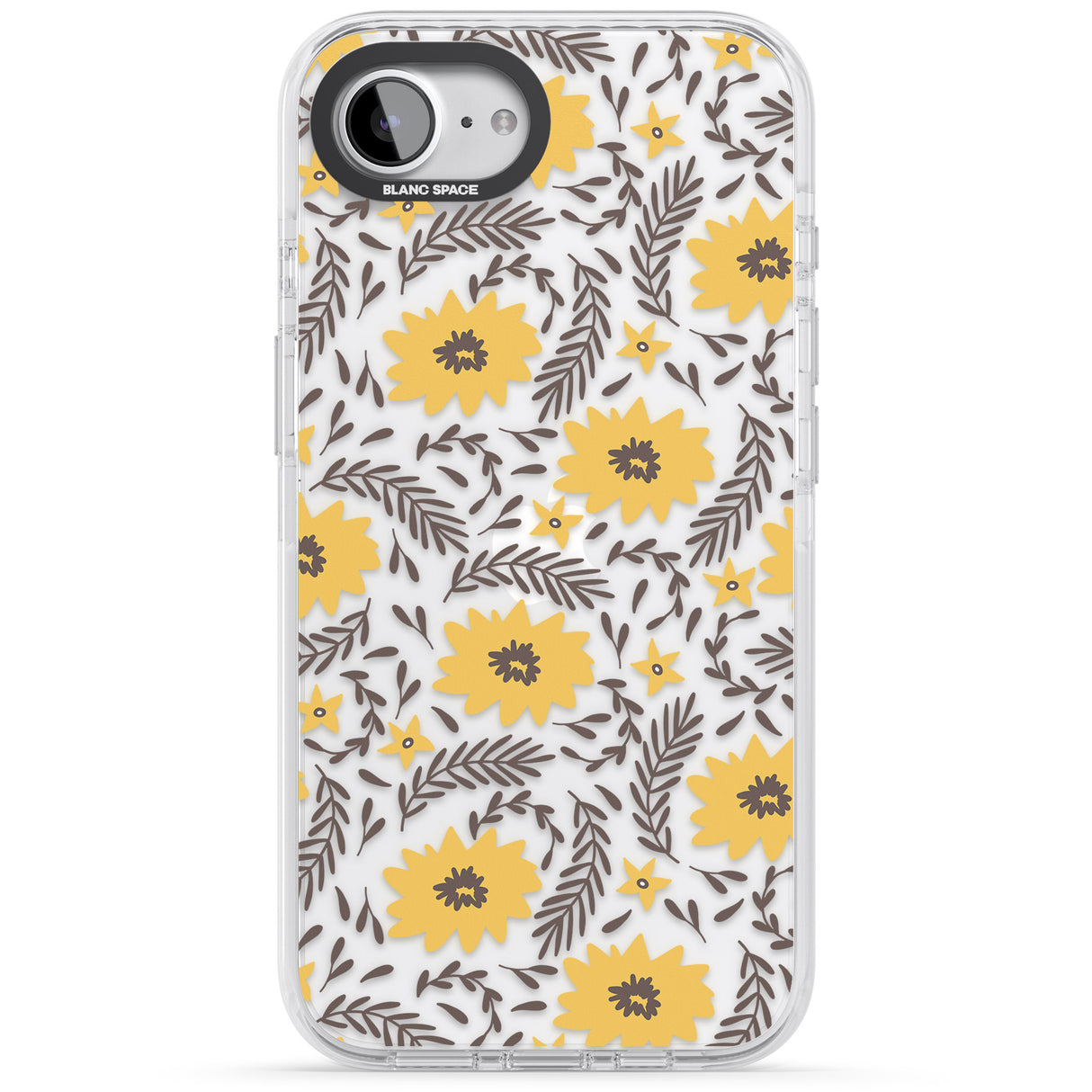 Yellow Blossoms Transparent Floral