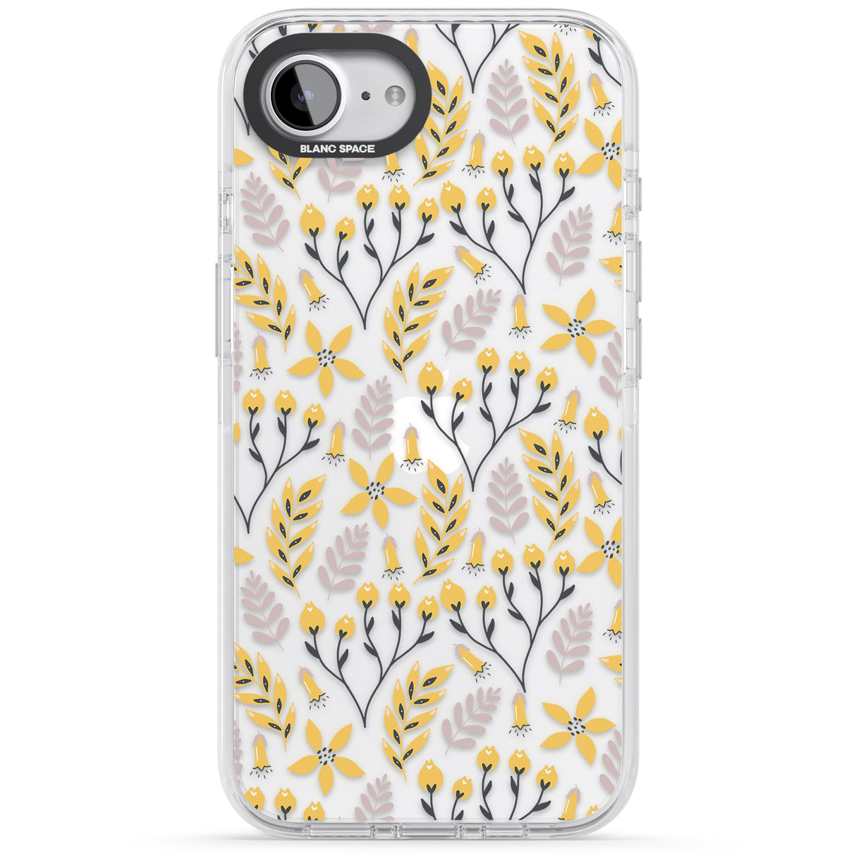 Yellow Leaves Transparent Floral