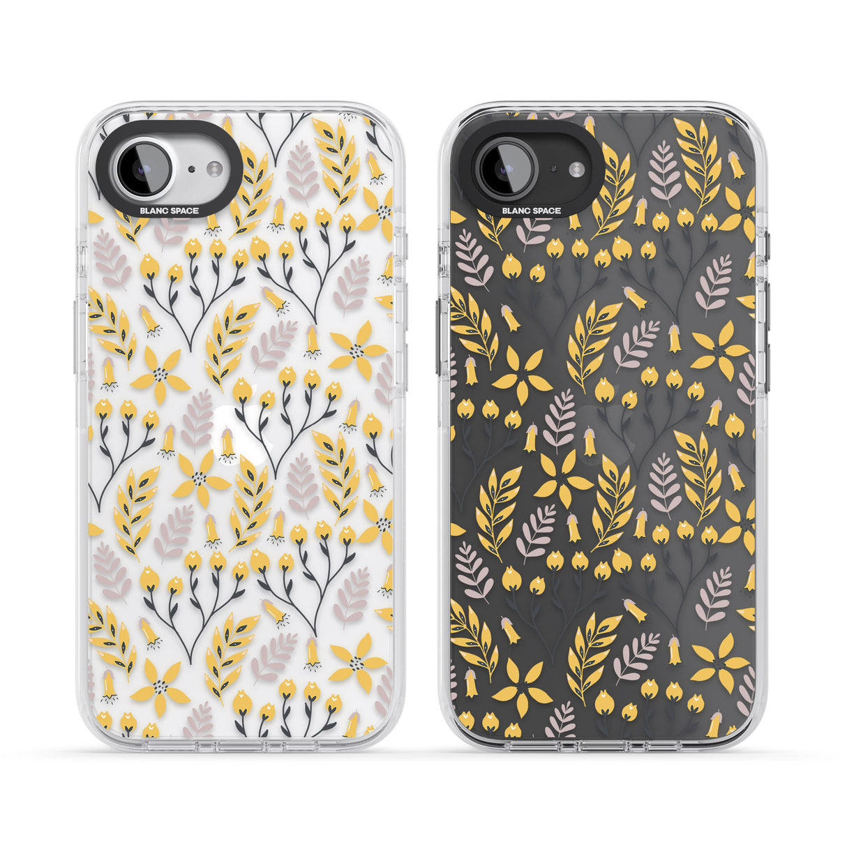 Yellow Leaves Transparent Floral