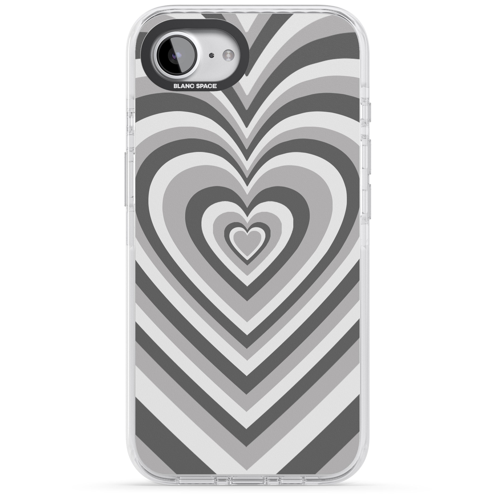 Monochrome Heart Illusion