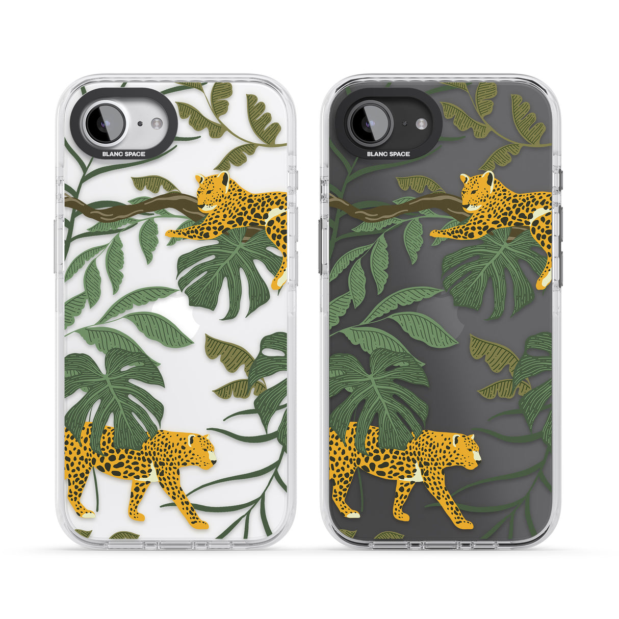 Two Jaguars & Foliage Jungle Cat Pattern