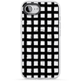Messy Black Grid - Clear