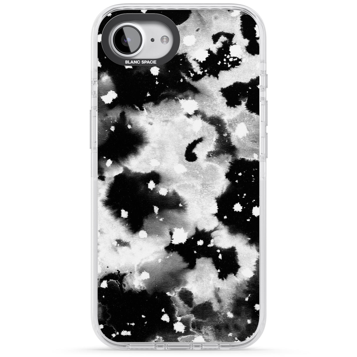Black & White Acid Wash Tie-Dye Pattern