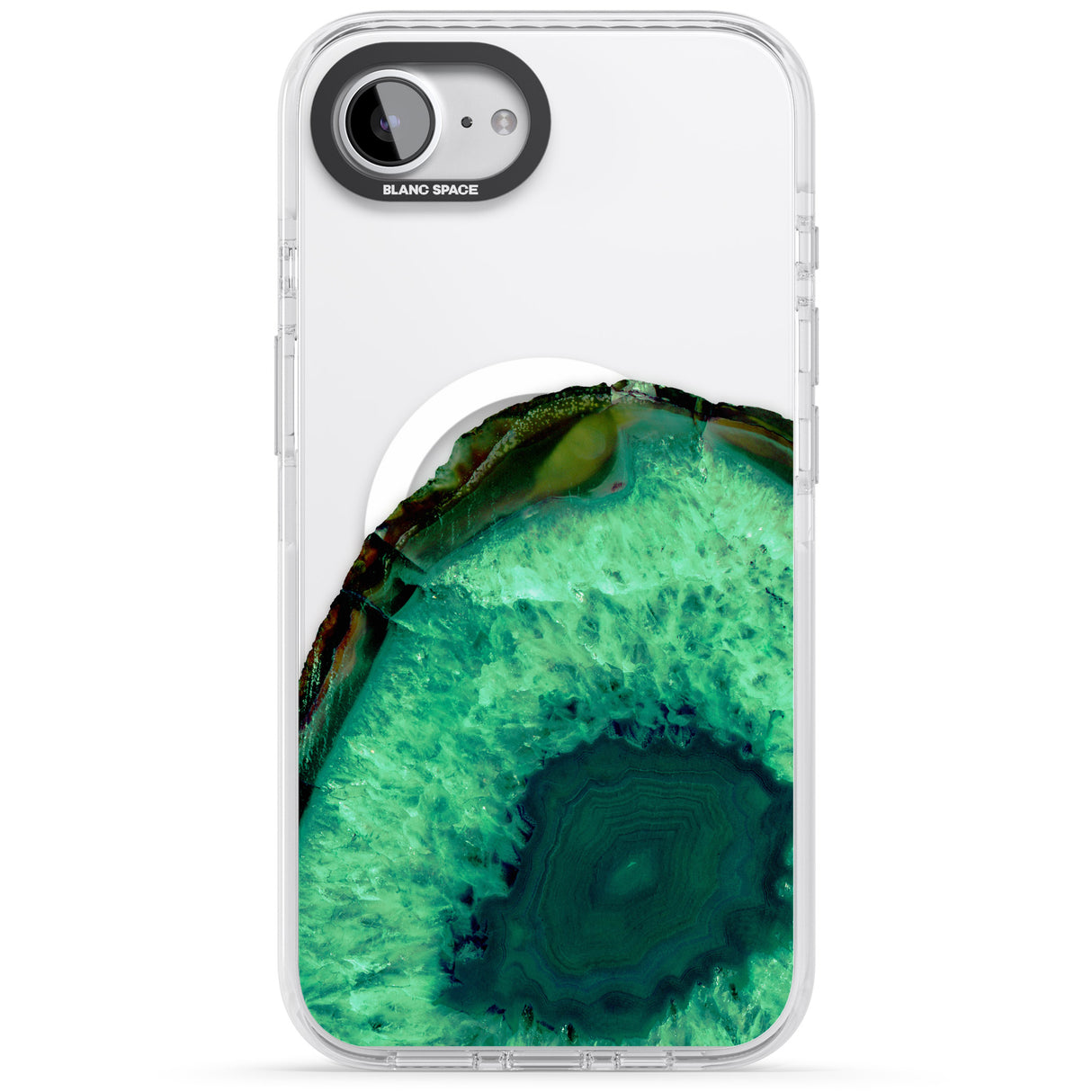 Emerald Green Gemstone Crystal Clear Design