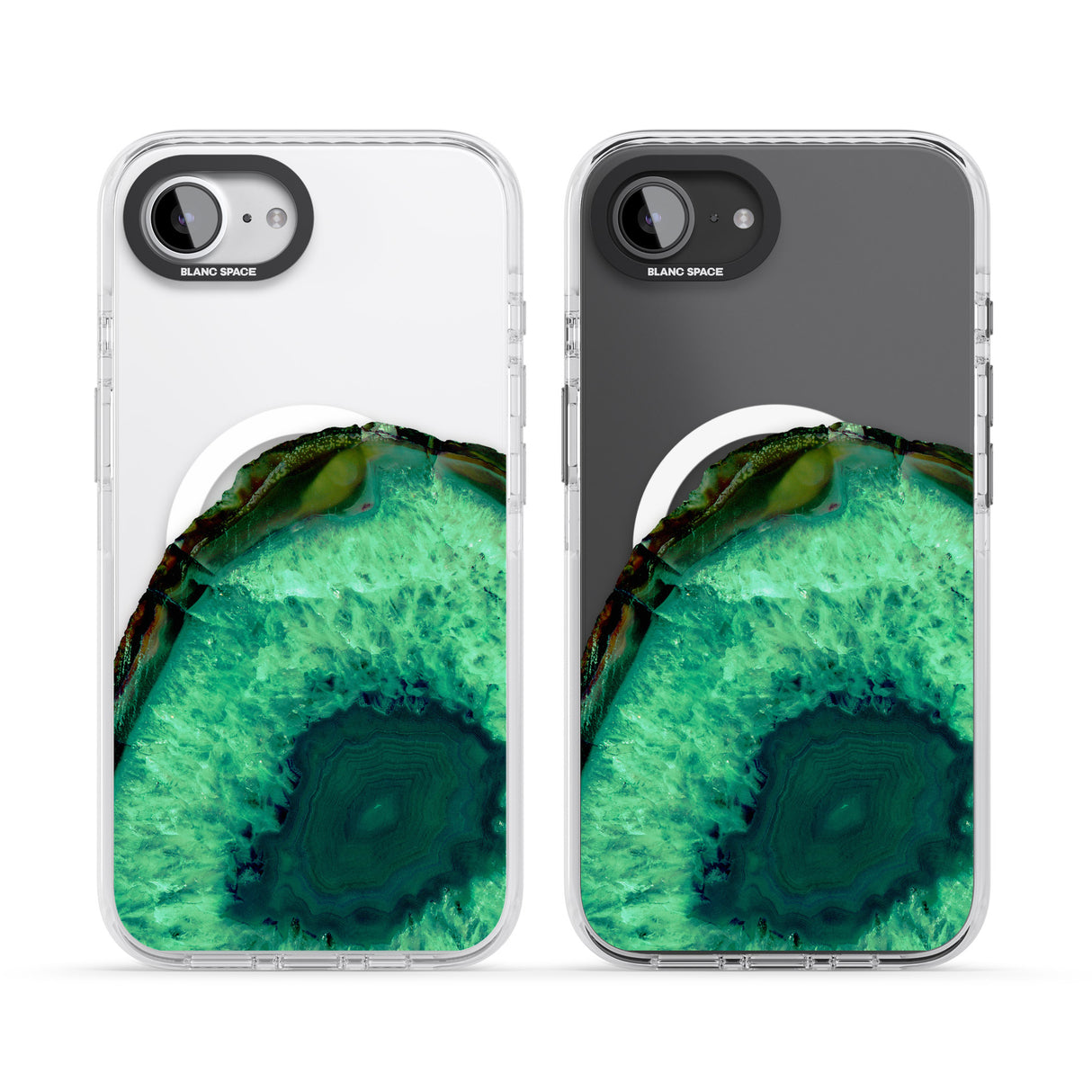 Emerald Green Gemstone Crystal Clear Design