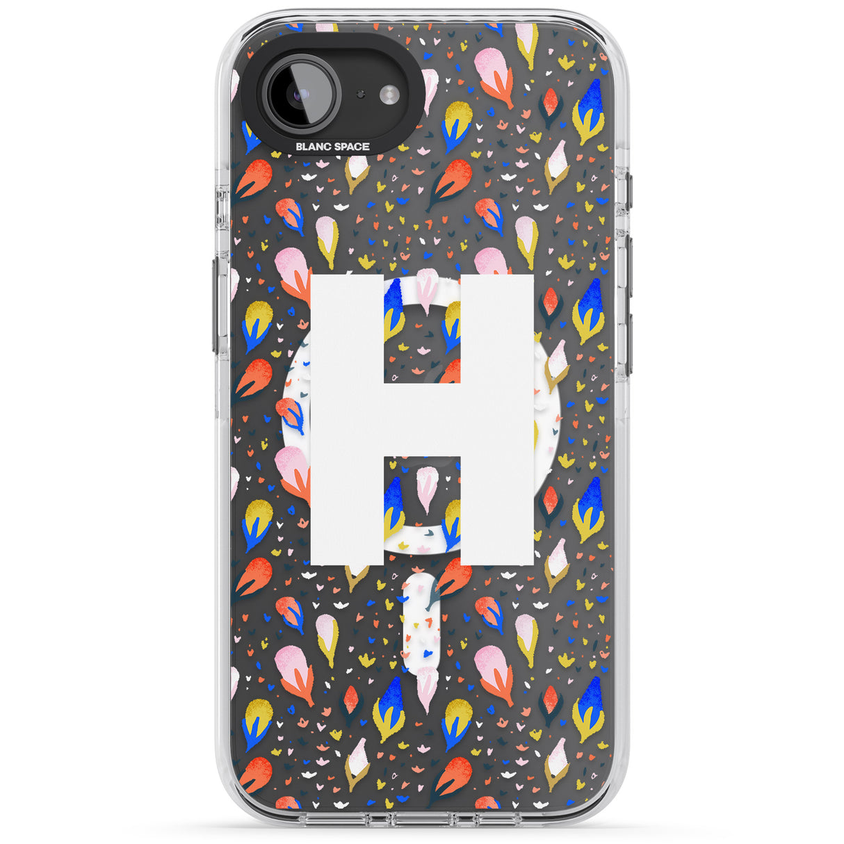 Personalised White Monogram Floral