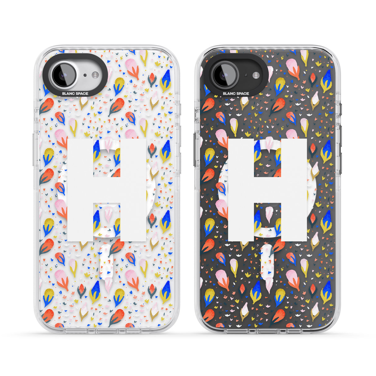 Personalised White Monogram Floral