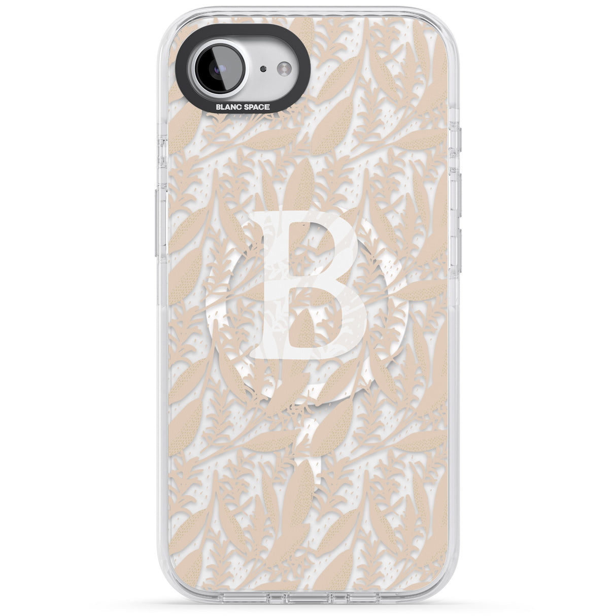 Personalised Subtle Monogram Abstract Floral