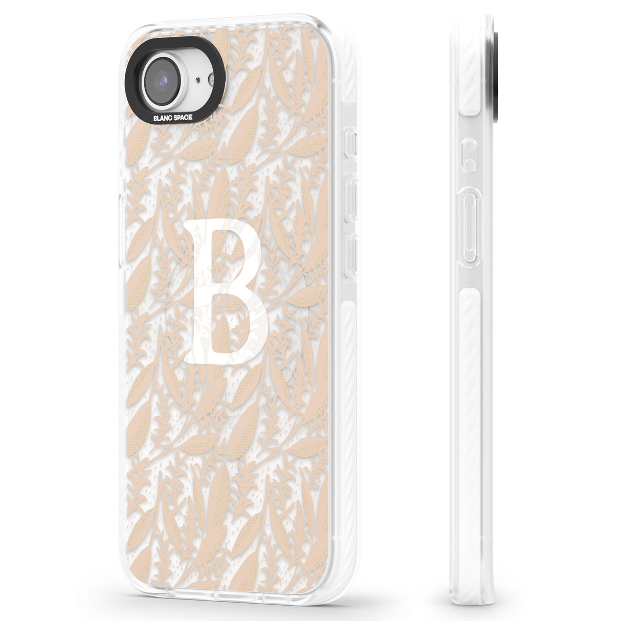 Personalised Subtle Monogram Abstract Floral