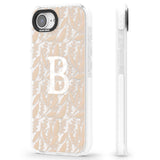 Personalised Subtle Monogram Abstract Floral