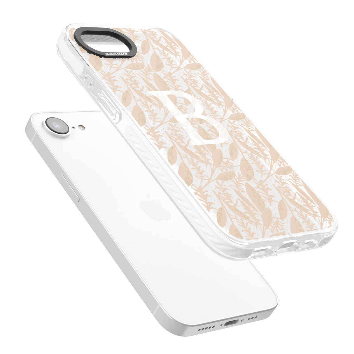 Personalised Subtle Monogram Abstract Floral