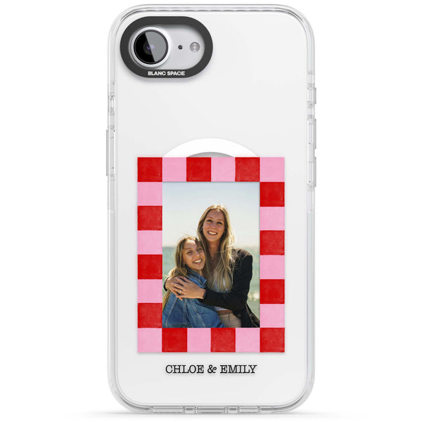 Personalised Bubblegum Check Photo