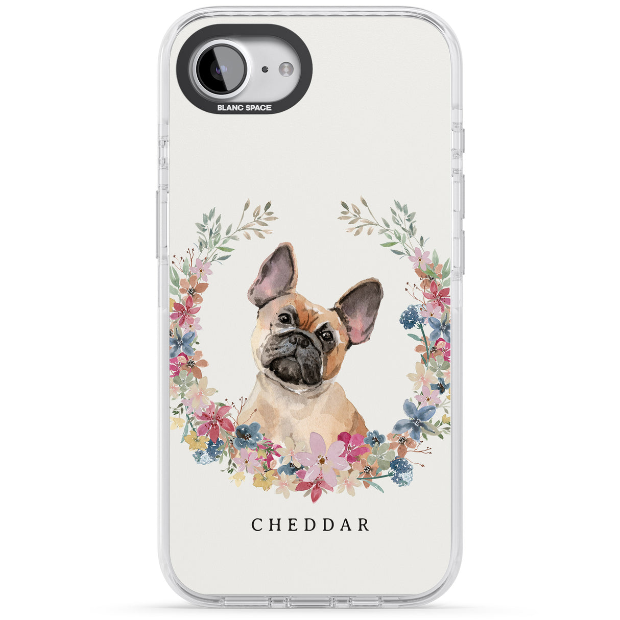 Personalised Tan French Bulldog Watercolour Dog Portrait