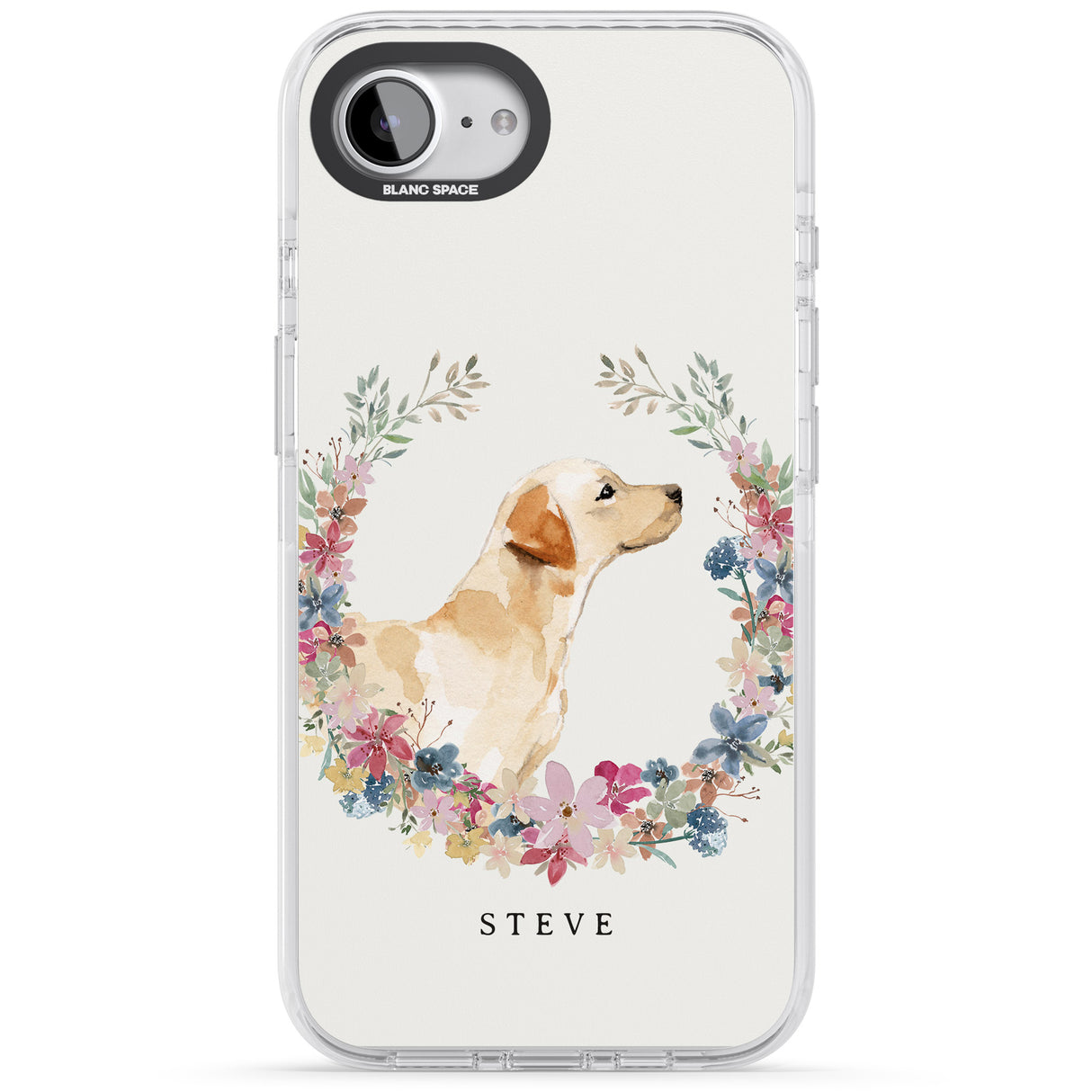 Personalised Yellow Labrador - Watercolour Dog Portrait
